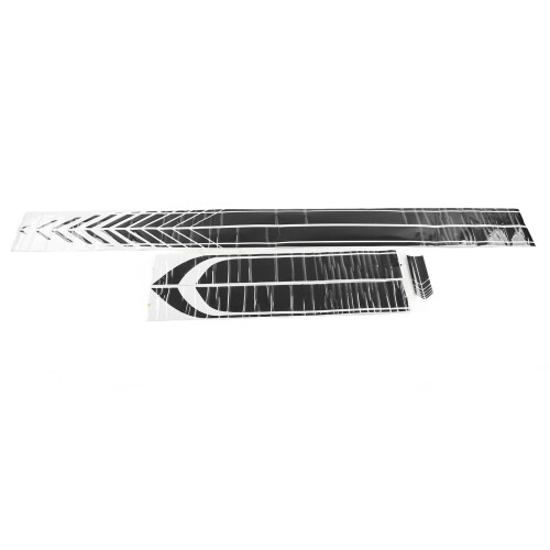 4-Pack Black Universal Car Stickers