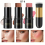HelloKiss Waterproof 3 in 1 Blush, Contour and Highlighter Combination Set B 1