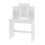 MCC Dressing Table with Mirror LED Lights and Drawers TEXAS WHITE 1