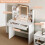 MCC Dressing Table with Mirror LED Lights and Drawers TEXAS WHITE 5