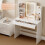 MCC Dressing Table with Mirror LED Lights and Drawers TEXAS WHITE 6