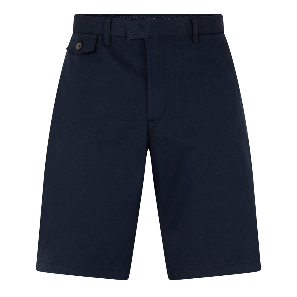 Ted Baker (Xs, Navy) Mens Alscot Cotton Blend Chino Shorts Blue,Multicoloured
