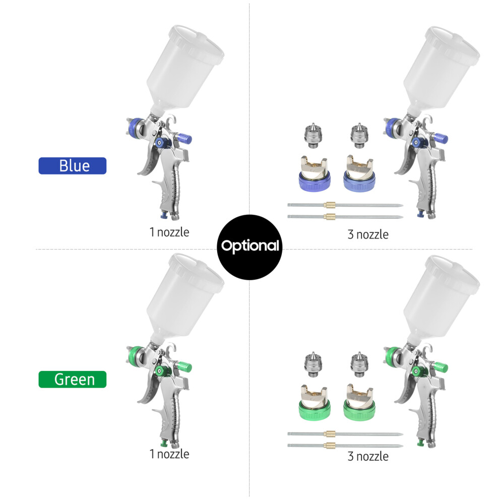 Geevorks Aluminium HVLP Air Spray Gun 600ml