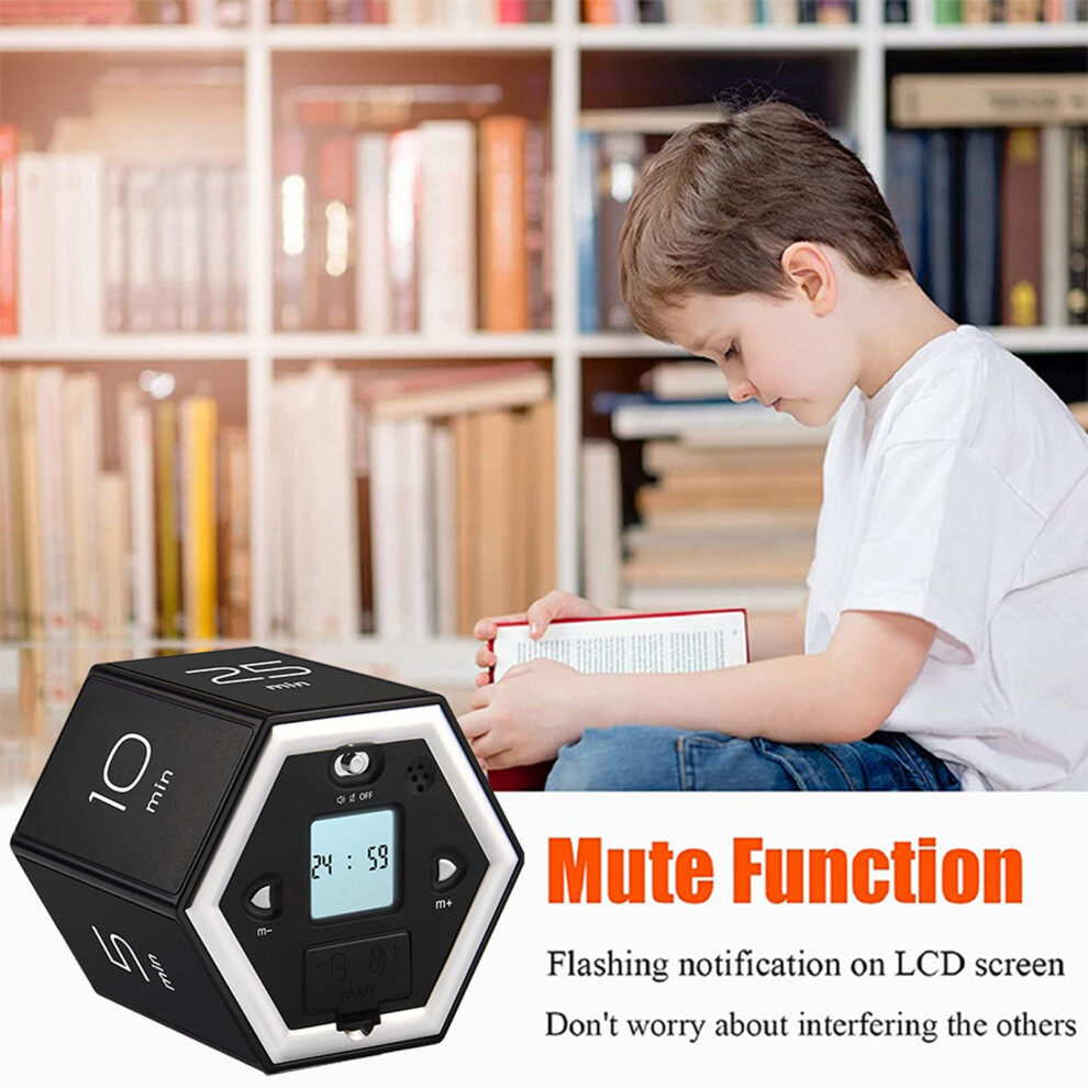 Magnetic Cube Timer Hexagon 6-Sided