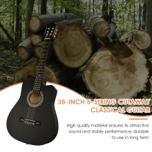 38 Curve Acoustic Guitar With Waterproof Bag