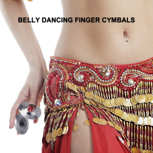 2 Finger Cymbals for Belly Dance Percussion