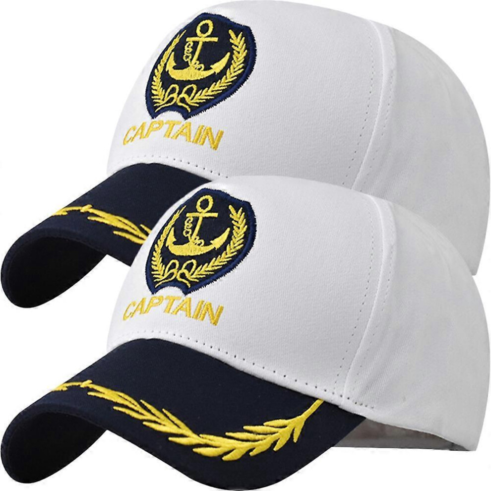 2Pcs Baseball Caps Pretty Captains Hat Fashion Baseball Hats Sunshade Hats-image