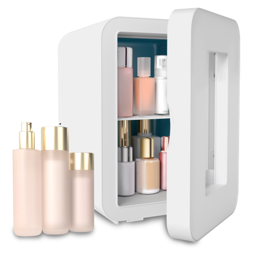 ELECWISH 8L Mini Fridge Warmer Cooler w/ Transparent Window