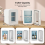 ELECWISH 8L Mini Fridge Warmer Cooler w/ Transparent Window 5