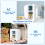 ELECWISH 8L Mini Fridge Warmer Cooler w/ Transparent Window 6