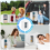 ELECWISH 8L Mini Fridge Warmer Cooler w/ Transparent Window 9