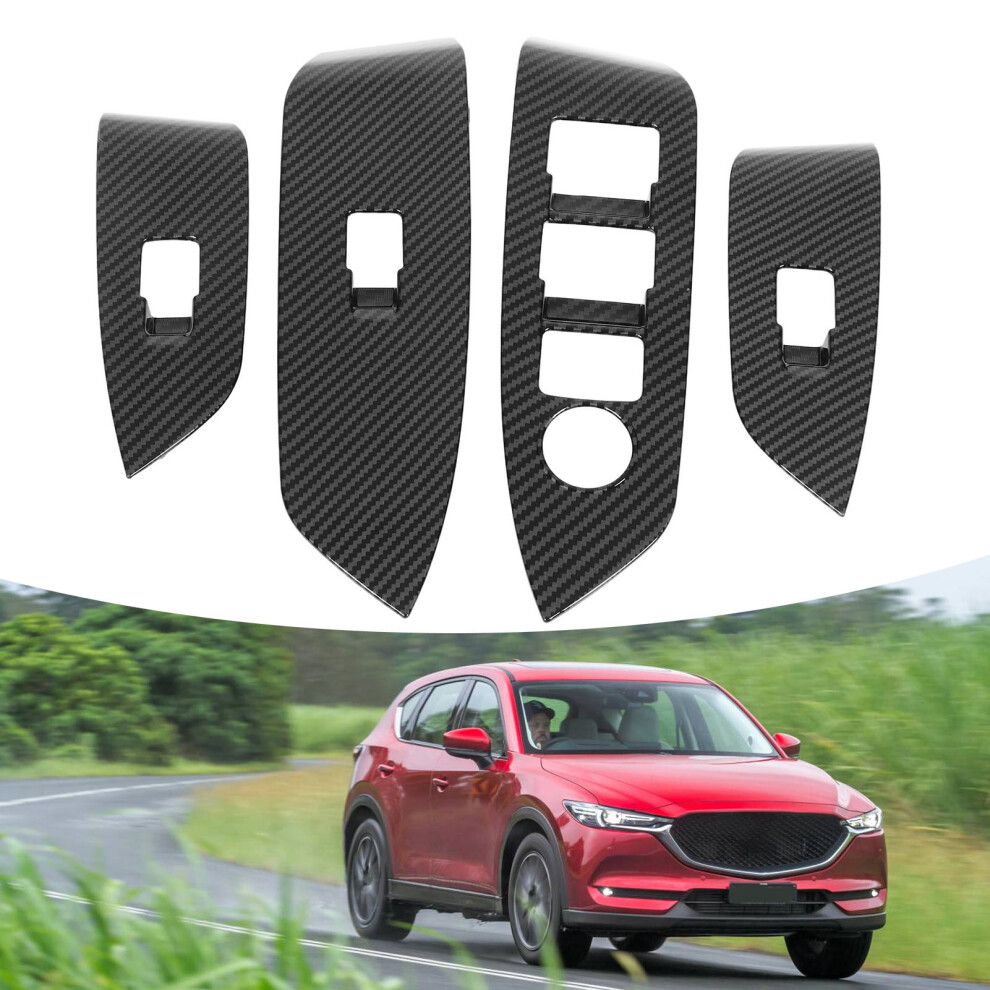 4 Pack Abs Carbon Fiber Trim For Mazda Cx-5 7055741046650