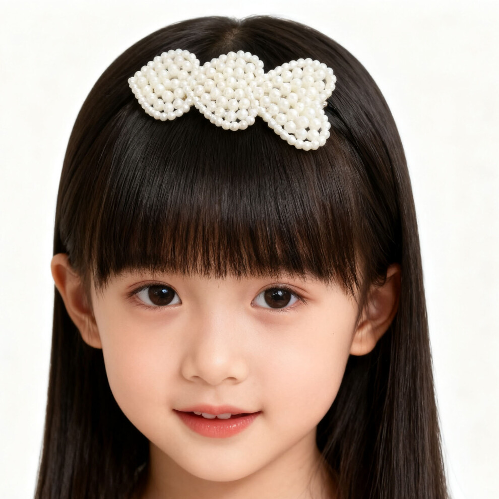 Cute Fake Pearl Barrettes for Thick Hair