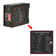 6X PD132 Single Channel Inductive Vehicle Loop Detector for the Car Parking Lot
