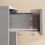 MCC Dressing Table with Mirror, LED Lights and Drawers TEXAS GREY 10
