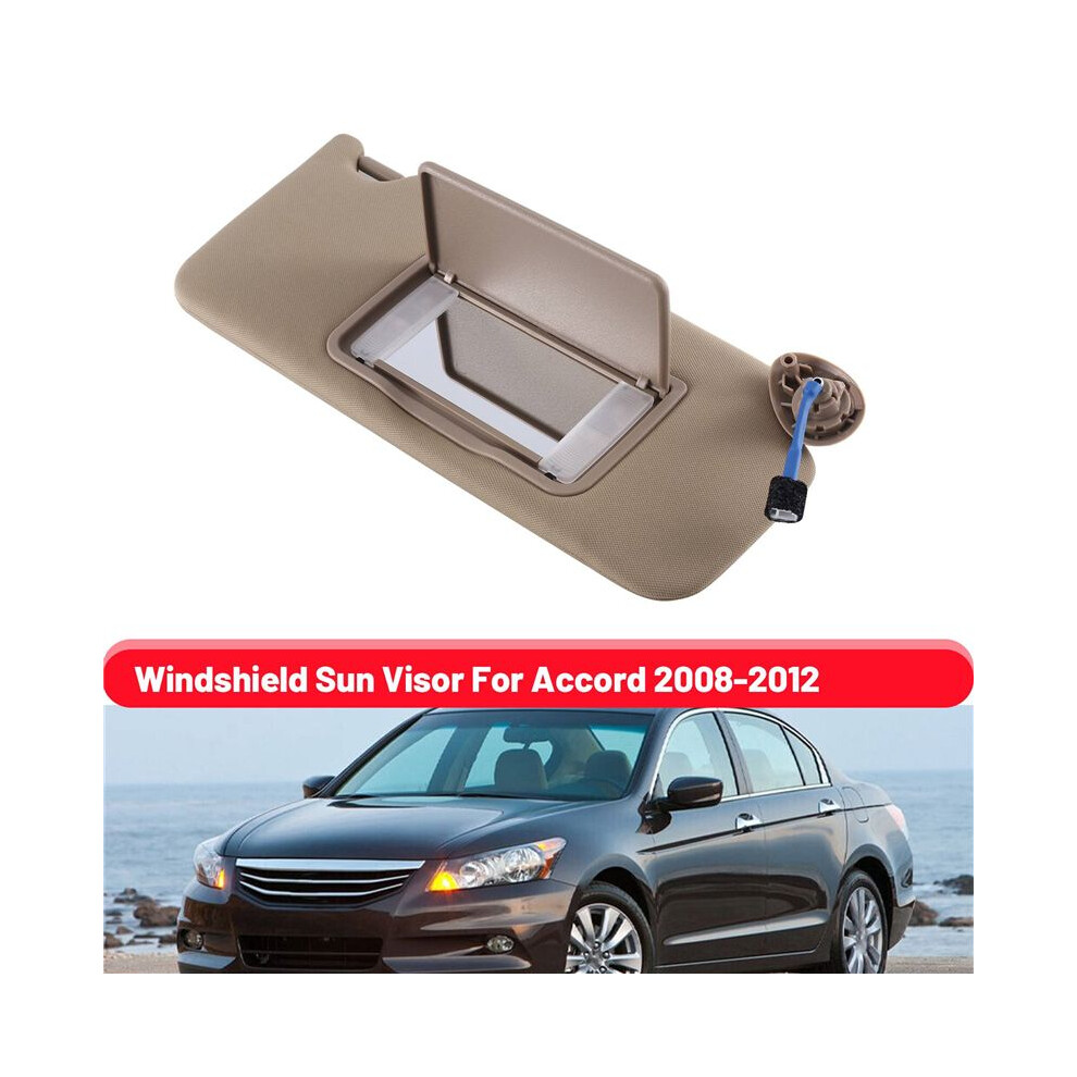 Car Right Passenger Side Sun Visor With Mirror Windshield Sun Visor For Accord 2008-2012 83280-Ta5-A51za Beige 4714008785338