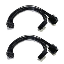 2X Dual 6Pin to  12Pin GPU Video Card Power Cable for RTX30 Series 3070 3080 3090, 7.8-Inch(20cm)
