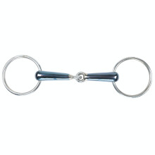 Shires Sweet Iron Hollow Mouth Horse Loose Ring Snaffle Bit