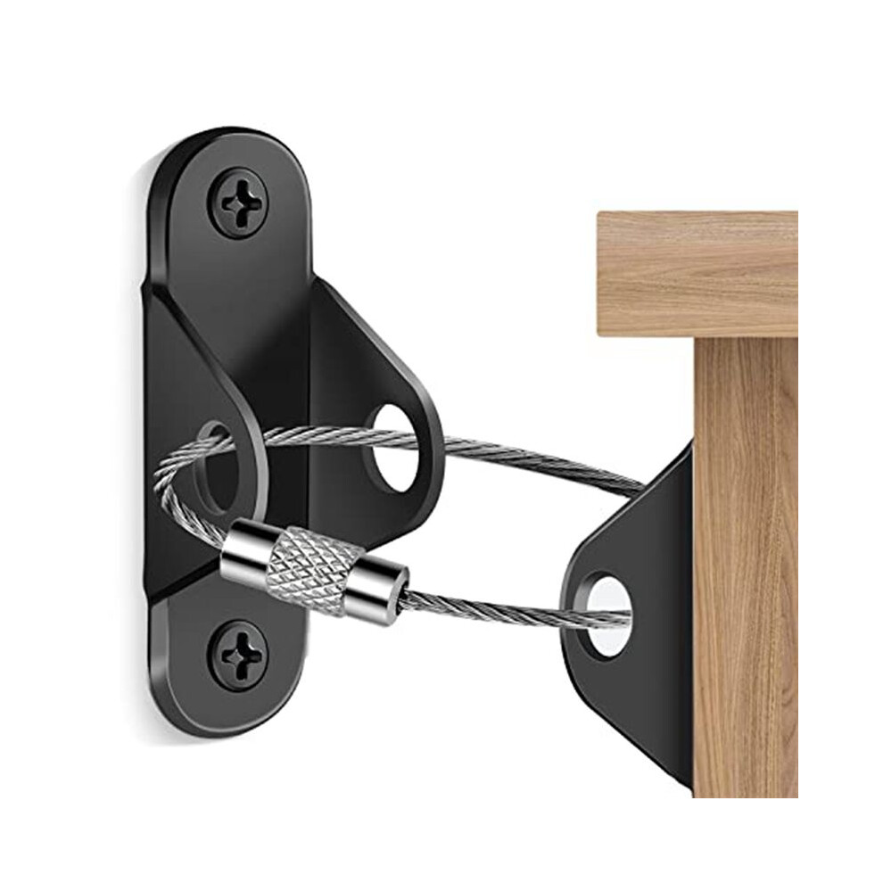 Furniture Anchor (Pac Of10) Anti-Tip Furniture Anchor,for Furniture Dresser Wall Safety Anchor Furniture Fastener Wall C