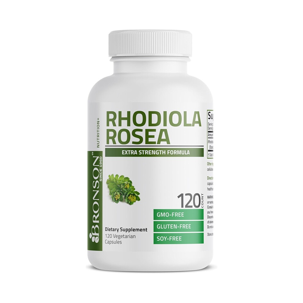 (1pc) Rhodiola Rosea Vegetarian Capsules - Â·Adaptogenic Herb - Non-GMO, 120 capsules