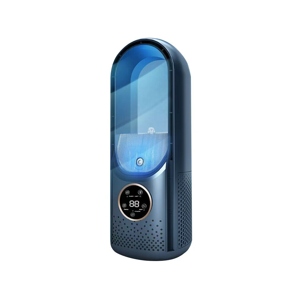 Leaf Free Air Conditioning Fan, Usb Air Cooler Multifunctional Timed Fan With 6-Speed Wind Speed 6942525748507