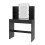 MCC Dressing Table, Vanity Desk with Mirror, LED Lights and Drawers TEXAS BLACK 1