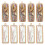 10Pcs 2 Colors Abalone Shell Pendants Natural Shell Charms Sea Shell Pendants Rectangle Shell Dangle Charms 1