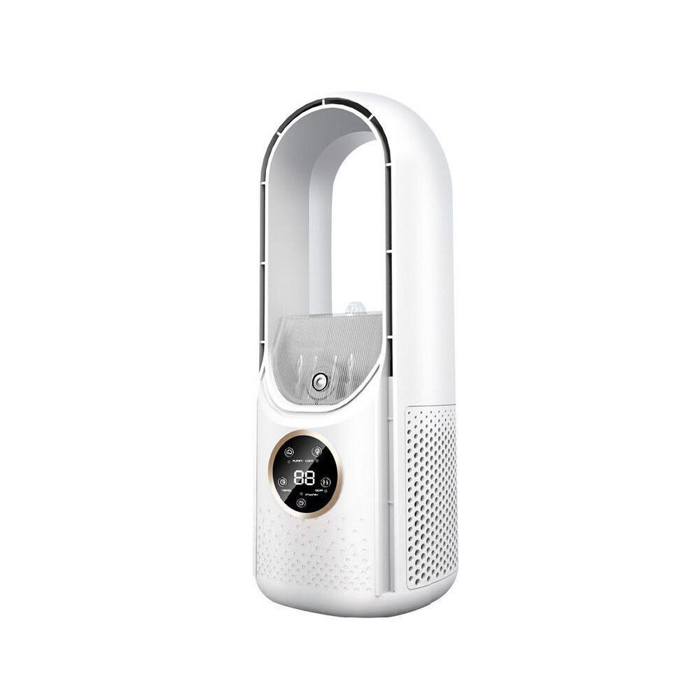 Leaf Free Air Conditioning Fan, Usb Air Cooler Multifunctional Timed Fan With 6-Speed Wind Speed 6942525748514