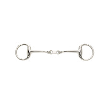 (4in, Silver) Lorina French Link Eggbutt Bradoon