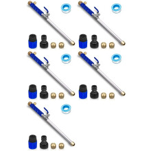 5X Jet Washer High Pressure Power Washer Wand Vattenslang med 2-Slangsmunstycke Automatisk Bevattningsspruta