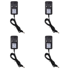 4X 12V 1A Power Adapter 15W Power Supply Adapter for Audio Router LED Strip Light UK Plug