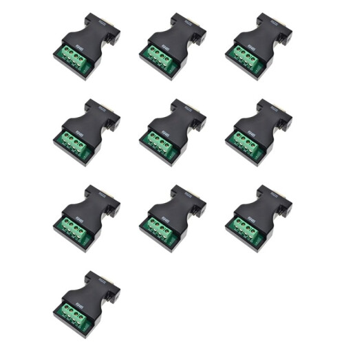 10X Convertitore Adattatore Seriale da -232 A -485 RS485