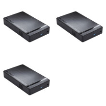 3 Set 3.5inch HDD Case to USB 3.0 Adapter External Hard Drive Enclosure for 2.5/3.5in SSD Disk HDD EU PLUG
