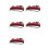 5X Rear  for  DAVIDSON SPORTSTER XL 883 Red 1