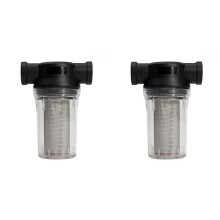 2X Wiederverwendbarer Spin-Down-Sedimentwasserfilter, 80-Maschen-Vorfiltersystem für Wassertanks, Hochpräzise Filtration