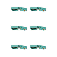 6X VTOL MPX-Connector 9+2 met Mannelijke en Vrouwelijke Voeding, Draagbare, Dubbele Vaste Vleugel, Snelontgrendelingsstekker voor RC UAV-Vliegtuigen