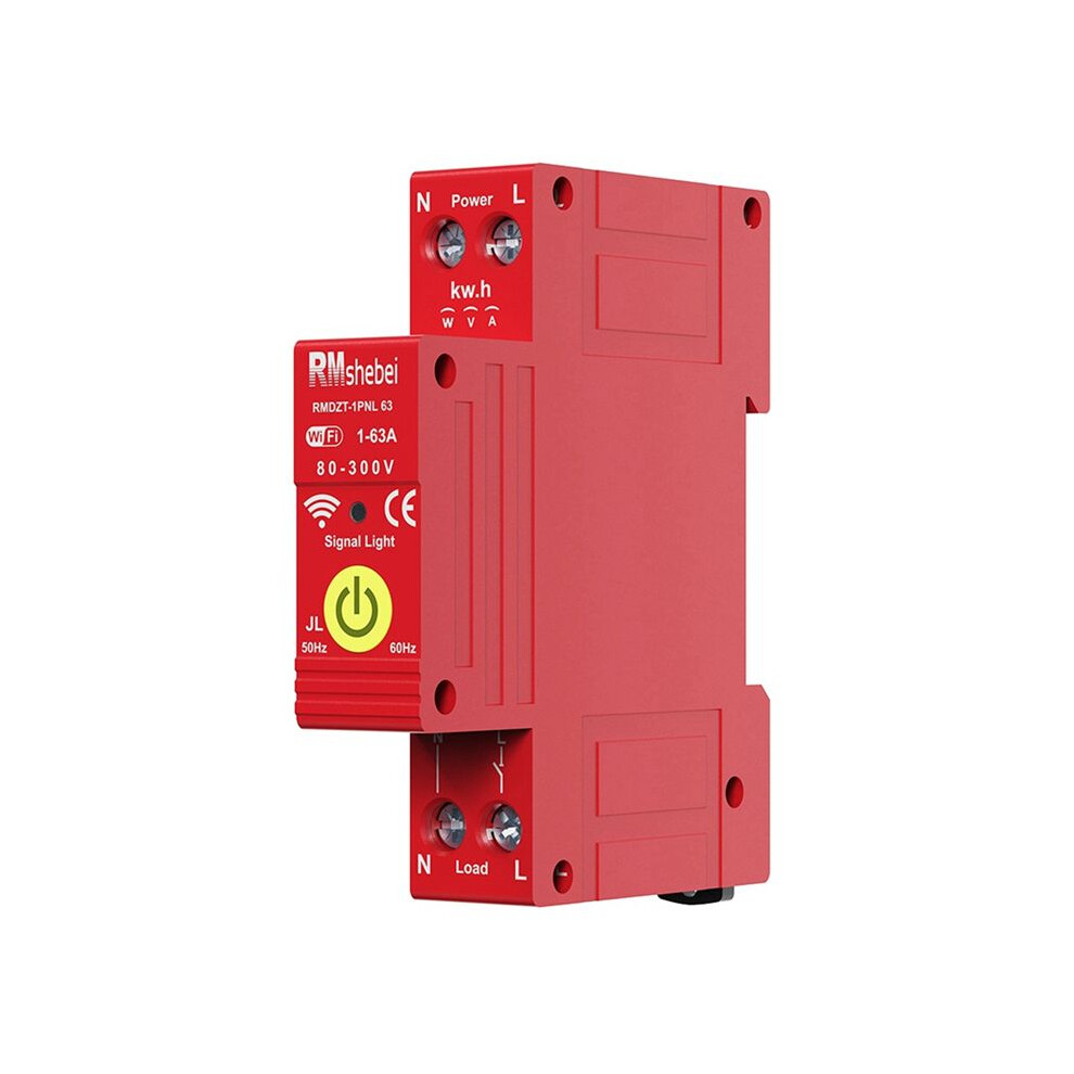 Tuya Wifi Intelligent Circuit Breaker Automatic Reclosing Timer App Control Compatible With Alexa 4714120363490