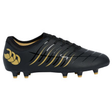 (12 UK, Black) Canterbury Unisex Adult Phoenix 2.0 Team Firm Ground Rugby Boots