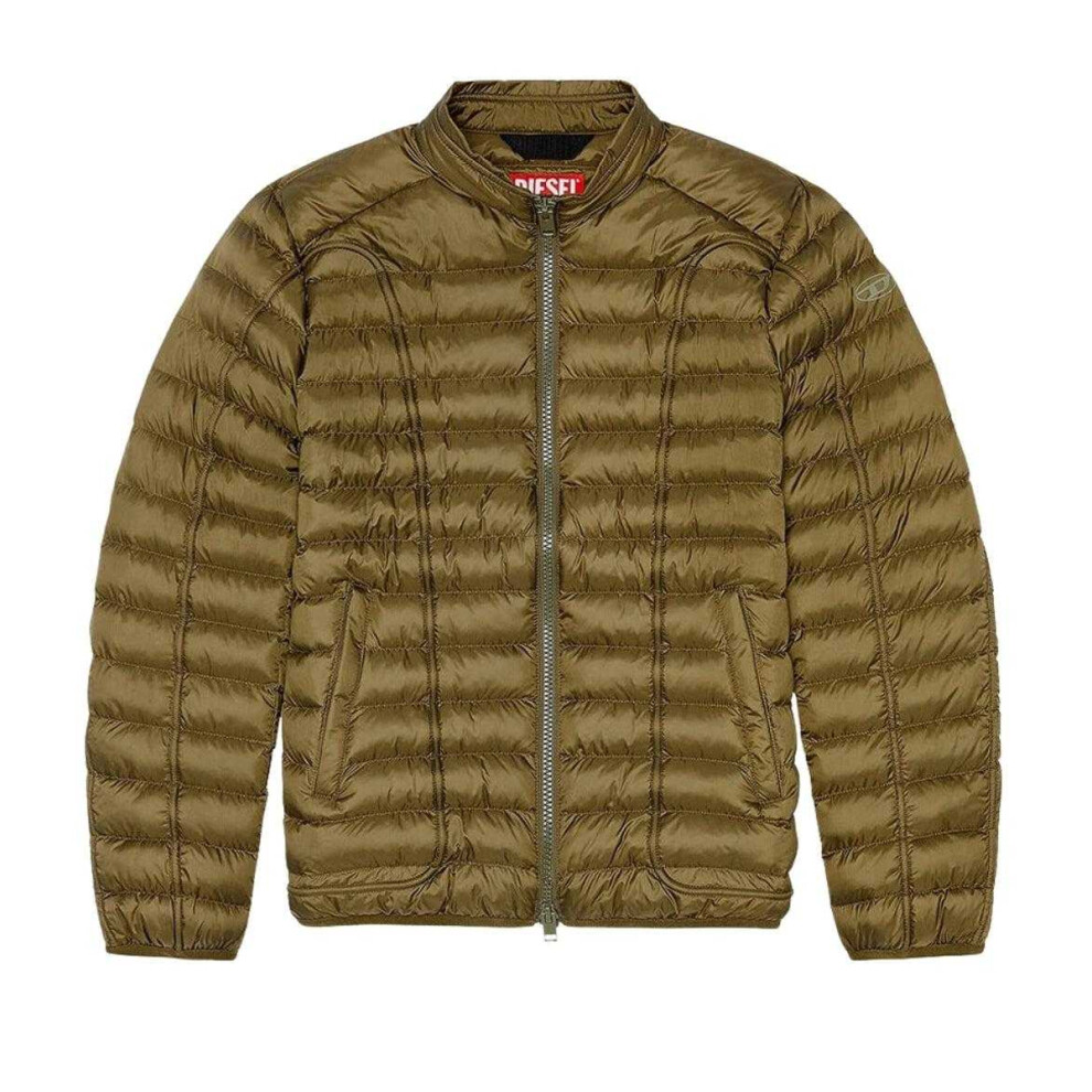 Diesel (M, ) Unisex Adult Quilted Jacket Green