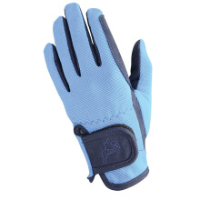 (M, Navy/Sky Blue) Hy5 Children/Kids Every Day Two Tone Riding Gloves