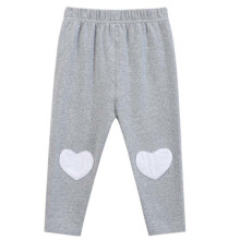(Gray, 90cm) Spring and Autumn Girls' Wear Leggings Baby Fashionable Children's Personalized Trendy Brand Korean Style Striped