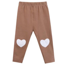 (Brown, 90cm) Spring and Autumn Girls' Wear Leggings Baby Fashionable Children's Personalized Trendy Brand Korean Style Striped