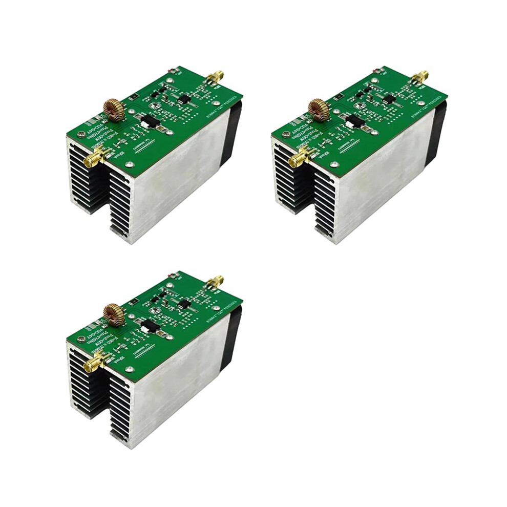 3X Rf Power Amplifier 915Mhz 20W+ Rf Power Amp With Heat Sink Radio Rf Amplifier For Ham Radio 24V-28V 6031897822721