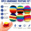 6/12/24Pcs Lightweight Throwable Practice Ball Set Textured-6 5