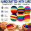 6/12/24Pcs Lightweight Throwable Practice Ball Set Textured-6 6
