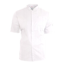 (L, White/Black) Le Chef Unisex ThermoCool Chefs Prep Jacket