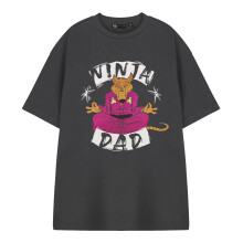 (XXL, Charcoal) Teenage Mutant Ninja Turtles Mens Ninja Dad Short-Sleeved T-Shirt
