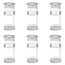 6X Clear Acrylic Soy Sauce Vinegar Olive Oil Bottle BBQ Dispenser Shaker 100Ml