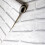 White 3D Brick Effect Wallpaper Realistic Stone Wall 2