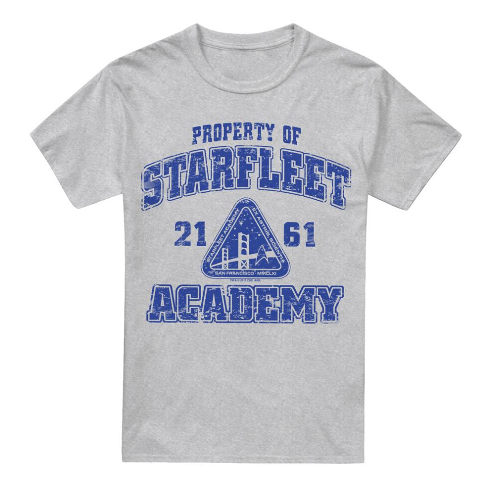 Star Trek (Xxl, Sport Heather) Mens Old School T-Shirt Multicoloured